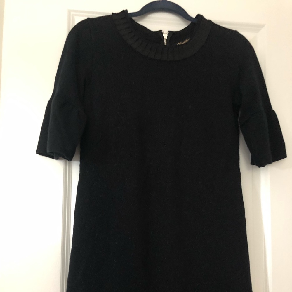 French Connection black three 3/4 sleeve dress